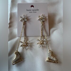 Kate Spade snow day linear earrings